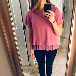 The Limited Pink Blouse S